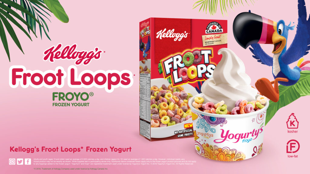 Kellogg's® Froot Loops Frozen Yogurt - Yogurty's® Froyo® Frozen Yogurt  Yogurty's® Froyo® Frozen Yogurt